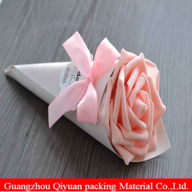 High Quality Cardboard Paper Packaging Single Rose Box For Promotion Selling