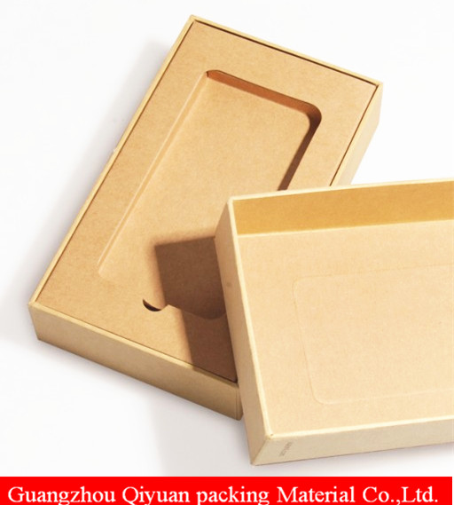 2018 Electronic Industrial Packaging Used Kraft Paper Empty Generic Custom Phone Box