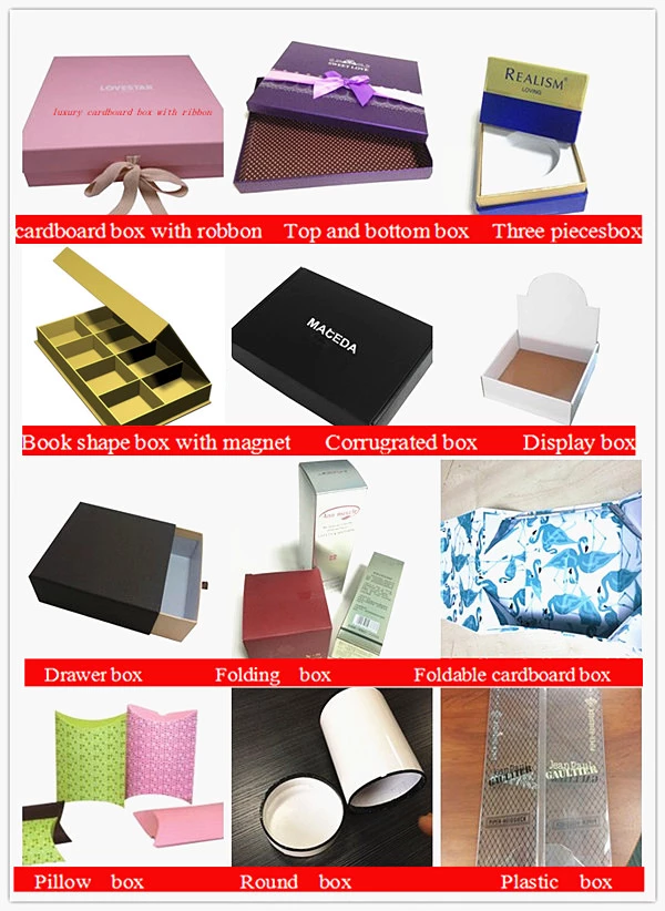 Foldable Cardboard Custom Print Hand Made PDQ Square Panties Packaging Box