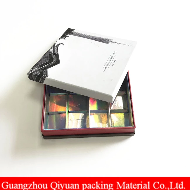 100% Factory Directly Sale High Quality Custom Print Recycle Gift Packaging Double--Layer Tray Chocolate Paper Packaging Box