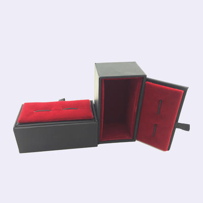 Custom handmade elegant gift packaging cardboard paper cheap cufflink box