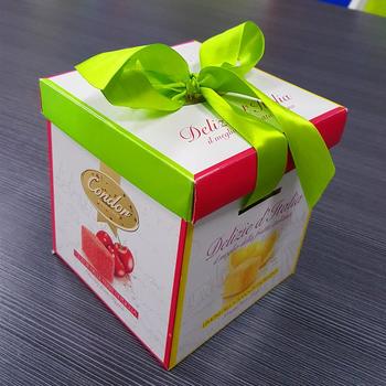 Candy paper box with silk and nice Printing hand-making