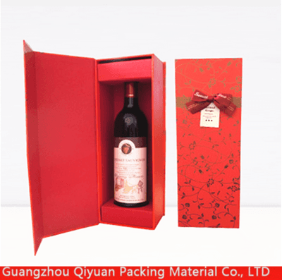 Custom Single Bottle Wine Box Wine Glass Gift Boxes Wholesale Paper Wine Box
