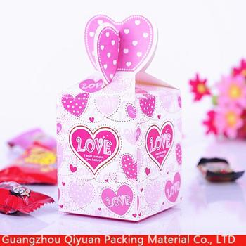 Food grade packaging chocolate candy box wedding gift with dividers