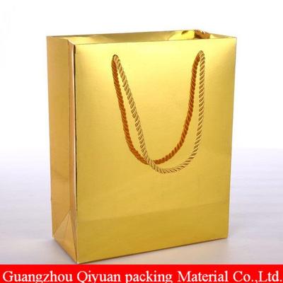 Gift Industrial Use And Golden Cardboard Surface Handing Machine Automation Paper bag