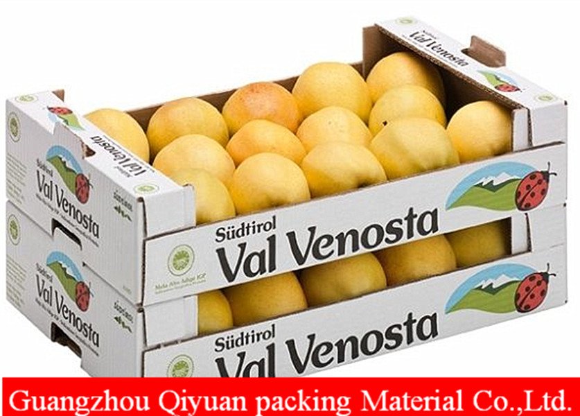 CUSTOMIZED PRINTED CARDBOARD CORRUGATED PACKING PAPER BOX FOR FRUIT