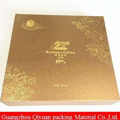 Recycled takeaway light food grade tea packing coffee capsules paper gift box
