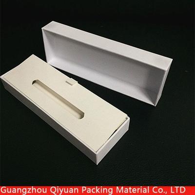 2018 Custom high gloss plain white cardboard carton gift box with lid