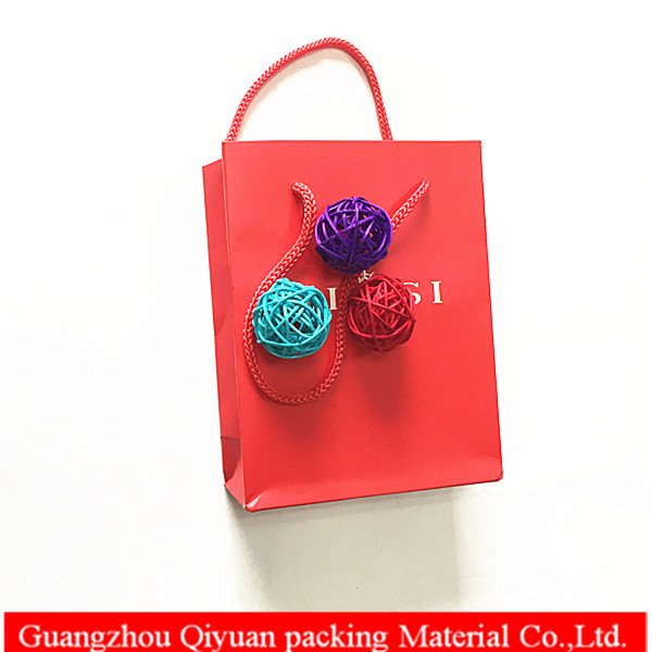 Customize luxury gift printing reusable coffee shopping packaging paper bag