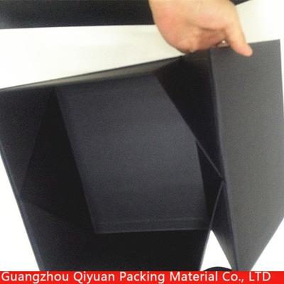 Factory  customized printing logo black paper box for packing