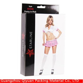 Custom print paper leggings packaging box for clothes