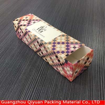 simple cardboard paper box satin hair packaging with guangzhou supplier design