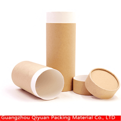 Black cardboard paper round bundle hair extension packaging tube