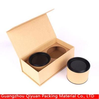 Custom printed magnetic closure cardboard paper tea box packaging