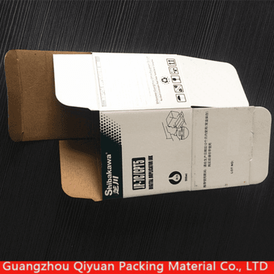 Ship Flat Flute Paper Reverse Tuck Carton Box With Custom Logo