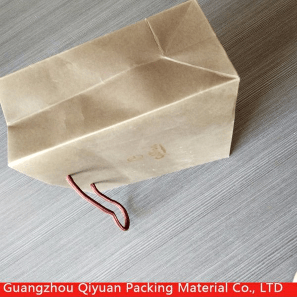 Custom printed natural brown paper bags kraft paper bags packaging