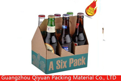 2016 new design made take away cardboard beer bottle carton packing