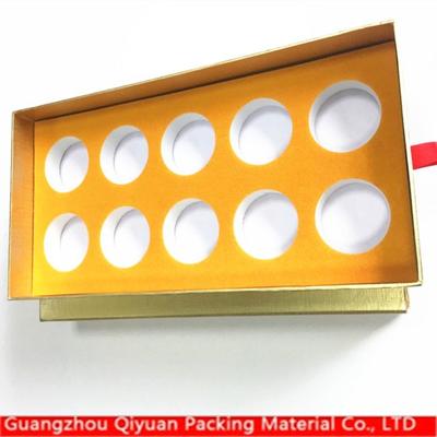 Alibaba OEM Design Empty Gold Paper Tea Packaging Storage Box With Free Sample