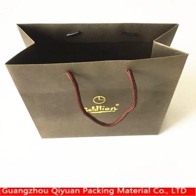 Customized design printed stamping paper shopping bag/clothing shopping bag