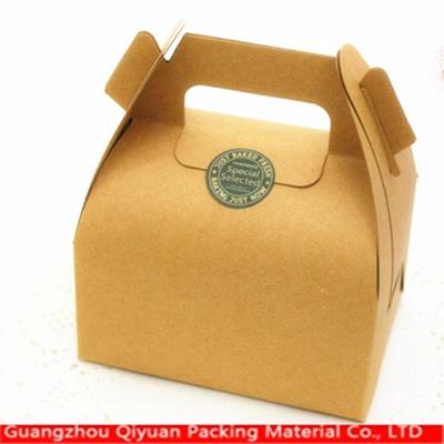 High Quality Food Grade Gift Paper Baker Boxes with die cut handle