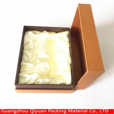 High quality no printing small gift packaing paper brown paper box with lid