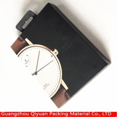 high quality empty wrist cardboard paper bulk watch gift boxes with hanger