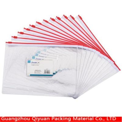 Clear Plastic Zipper Bags with Black Printing