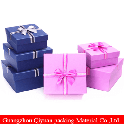Factory Selling Wholesale Paper Different Types Gift Card Packaging Box With Silk