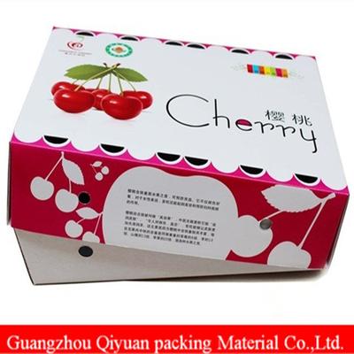 Heavy Hold Custom Print Corrugated Fresh Fruit Cherry Tomato Packaging For Export