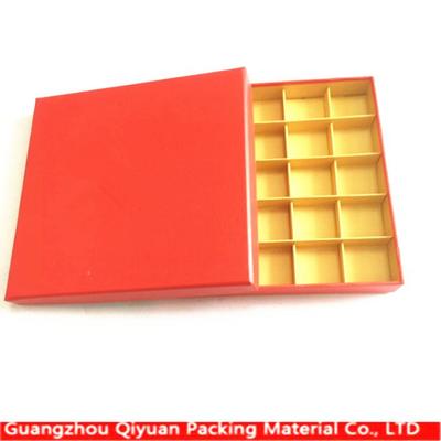 Guangzhou Export Cardboard Paper Golden Dividers Gift Box Used Cookie Packaging With Inserts