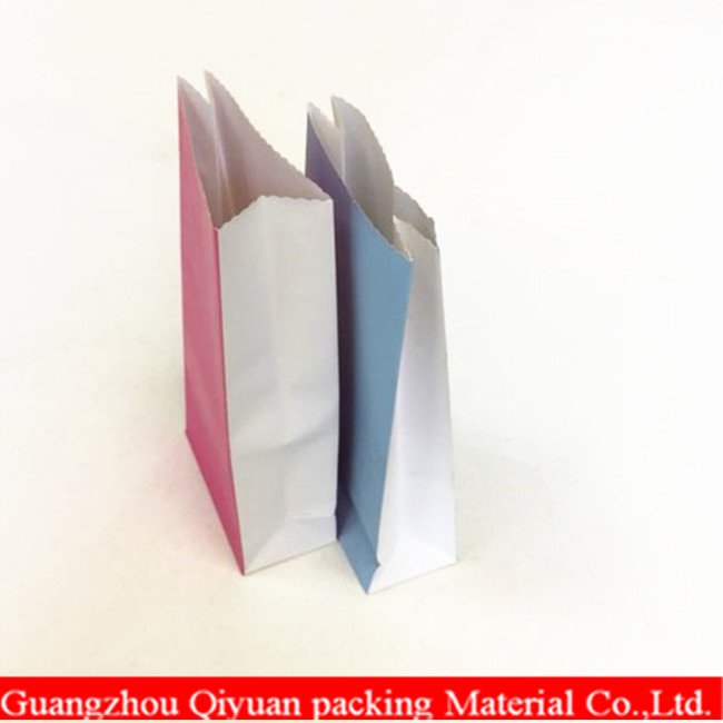 Free Sample Thin Pink Small Sachets Sugar Packaging Paper Bag Without Handle