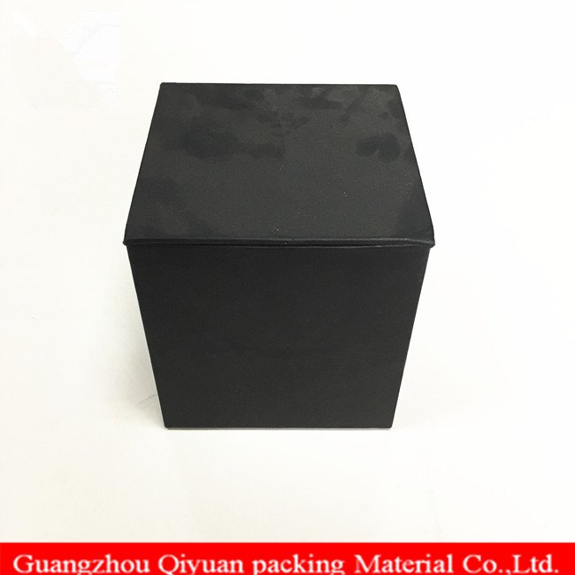 Black Matt Cardboard Paper Gift Packaging Pocket Square Hat Box