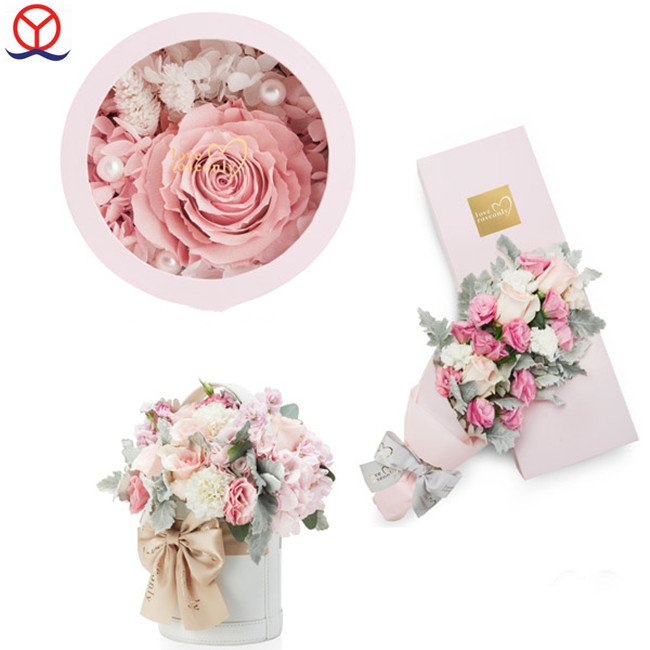 2018 Guangzhou Company New Different Hat Type Cardboard Paper Gift Flower Packaing Box