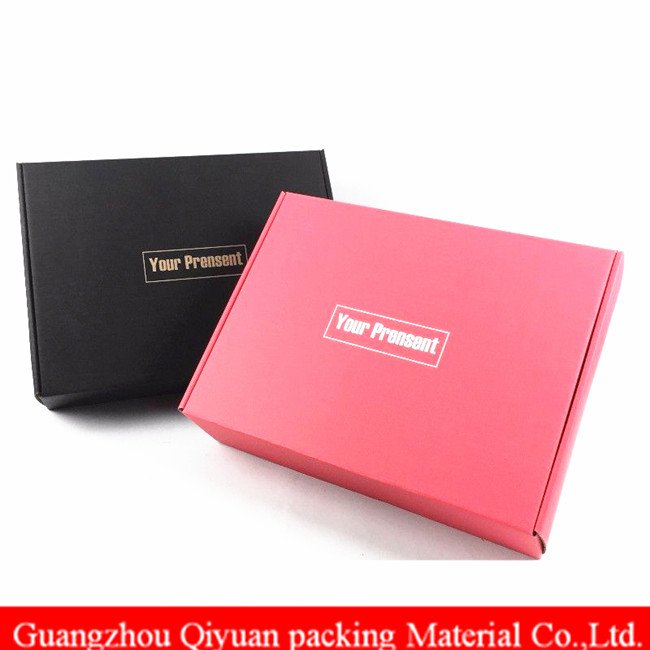 2018 Colored Cheap Price Custom Print A4 Size Suit Luxry Unique Corrugated Shipping Box Wholesale