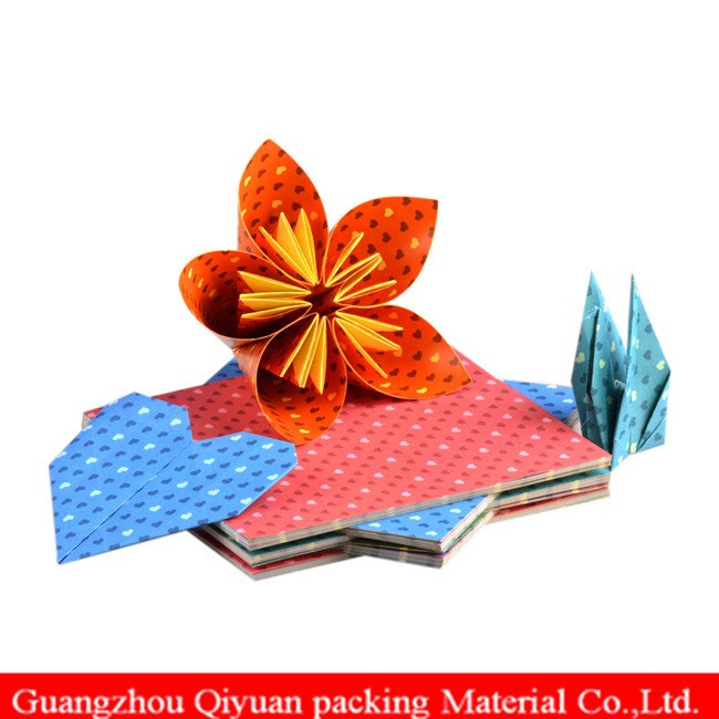 2018 10*10 Full Color Craft Industrial Used Laster Art Paper Wholesale Custom Origami Paper