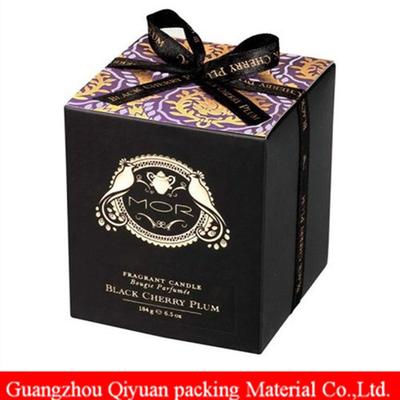 2018 Hot Selling High Quality Cardboard Small Hard Paper Gift Box With Lid For Candle Packaging