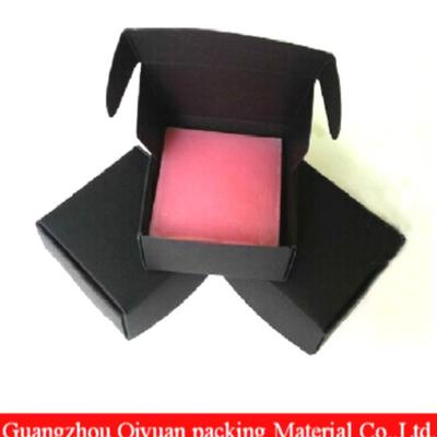 2018 Apparel Used Black Color Customised Corrugated Paper Shipping Carton Boxes For Clothing