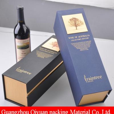 Book Style Cardboard Liquor Bottle Gift Box,Luxury Paperboard Handmade Wine Gift Box