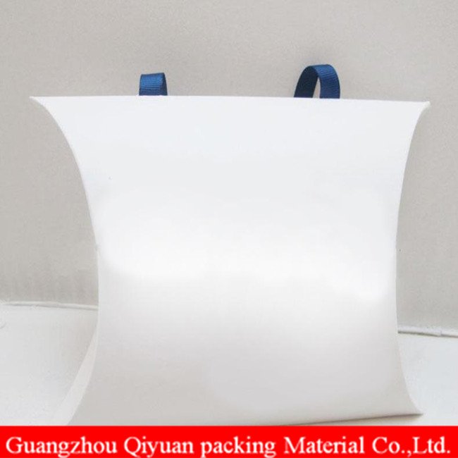 Portable Wholesale Luxury Rigid Custom Hair Boxes White Paper Gift Pillow Packaging Box Hair Extension