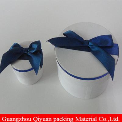Round Cardboard Wedding Gifts Box For Guests,Rigid Paper Wedding Favors And Gifts Trinket Box