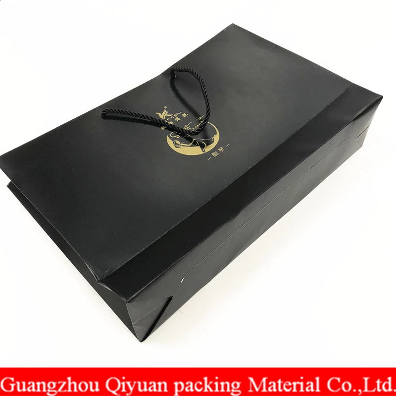 Manufacture Factory Luxury OEM Logo Cardboard Garment Packaging Bag/Custom Recycle Paper Garment Packaging