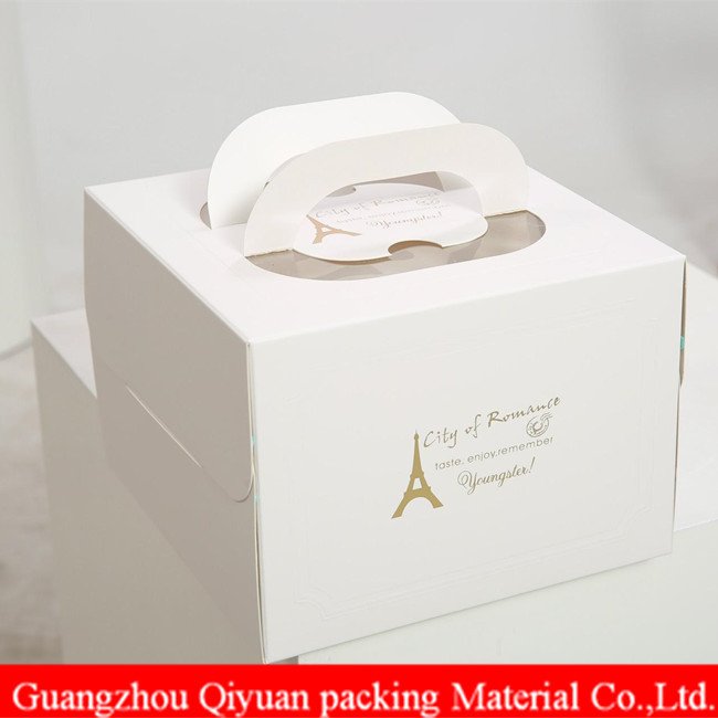 2018 Plain White Custom Design Suitcase Cardboard Food Paper Box Sushi Packaging With Handle