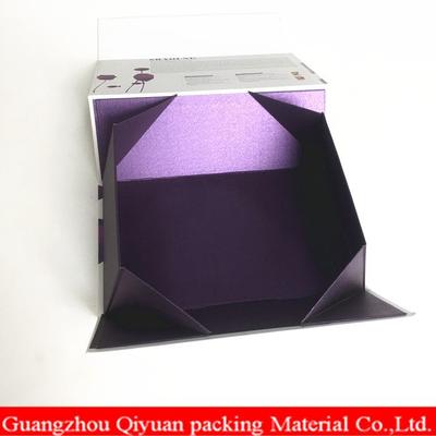 2018 Luxury Printing Cardboard Custom Foldable Shipping Paper Box Belly Band Packaging