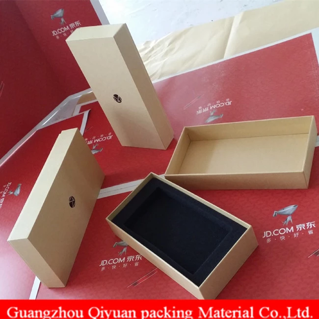 China Alibaba Manufacture Product Cardboard Custom Design Rigid Kraft Paper Box Packaging