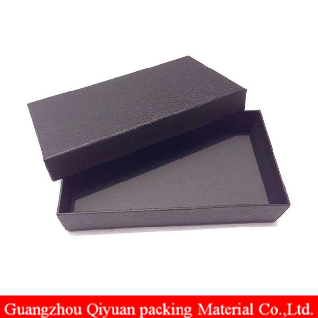 Wholesale Chinese Luxury Plain Matte Black Customer Towel Set in Gift Box For Sale