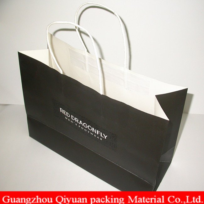 OEM Custom Printing Recycle Cosmetic Packaging Foldable Bags Shopping Bag Standard Sizes Paper Bag