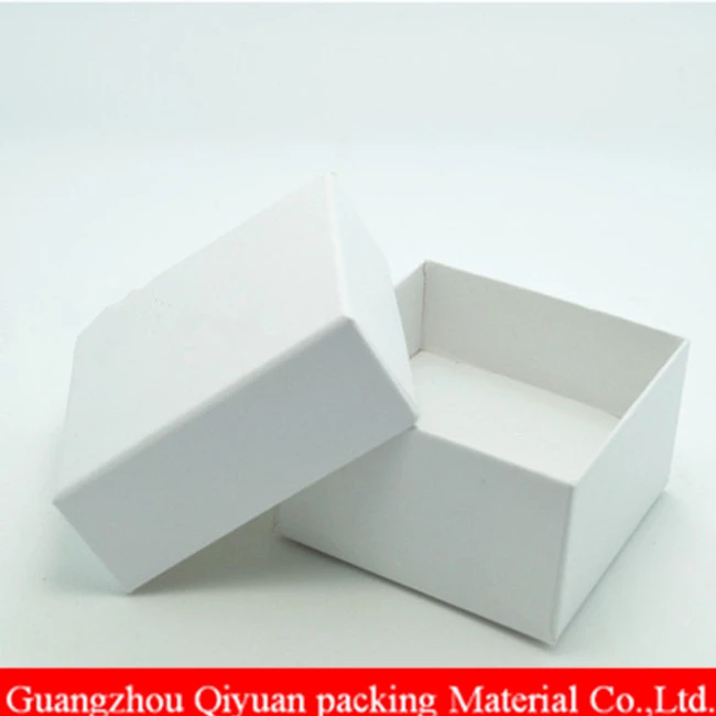 2018 Wholesale Velvet Insert Plain White Antique Style Custom Paper Multiple Ring Box
