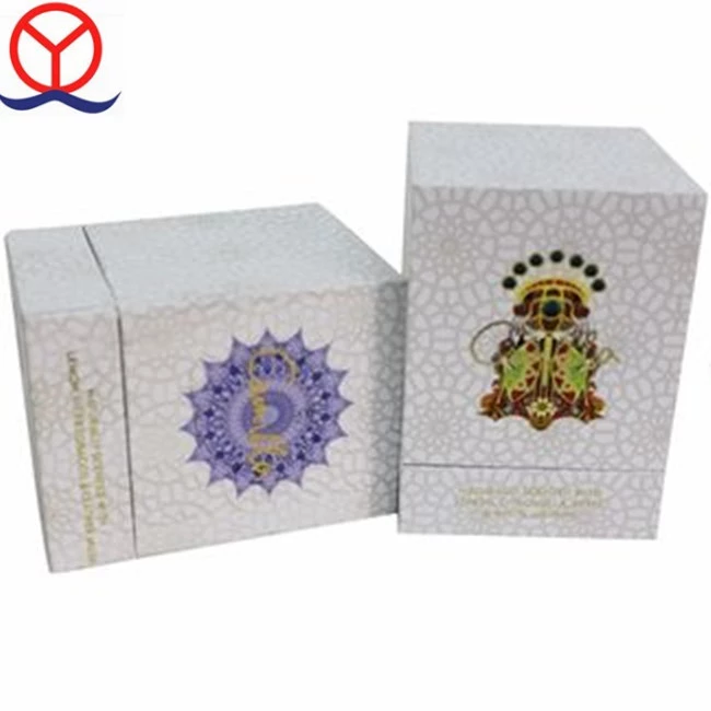 Elegant Cardboard Black Paper Gift Packaging Custom Printing Perfume Box Luxury
