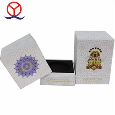 Elegant Cardboard Black Paper Gift Packaging Custom Printing Perfume Box Luxury