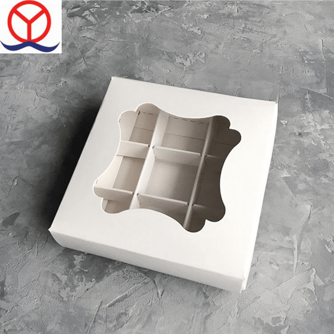 2018 Alibaba Free Design Plastic Window Custom Printing Recycle Paper Mini CupCake Box
